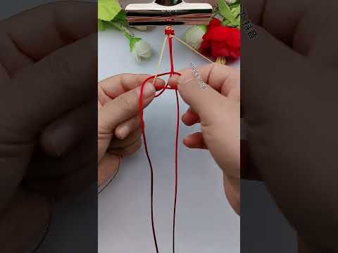 Butterfly Love Flower Bracelet Braiding Skills Sharing Handmade DIY Simple Braiding Bracelet Tut