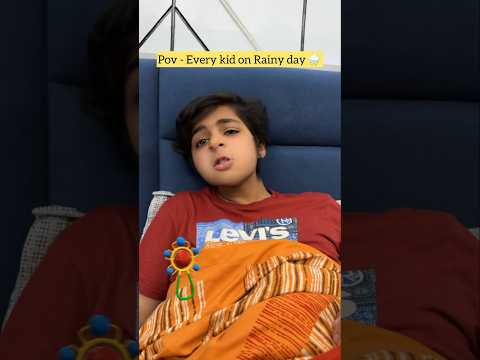 Every Kid on rainy dayy🌧️ | Raj’s Live! | #shorts