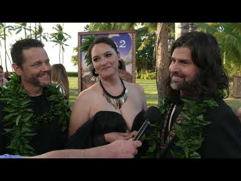 Moana 2 Hawaii World Premiere - itw Jason Hand and Dana Ledoux Miller and David Derrick Jr  (