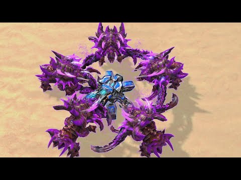 200 Ultralisks vs 150 Siege Tanks, how's that end? | Daily SC2 Brawl