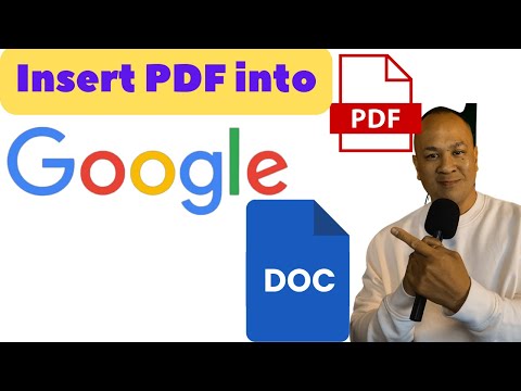 Insert PDF Into Google Docs