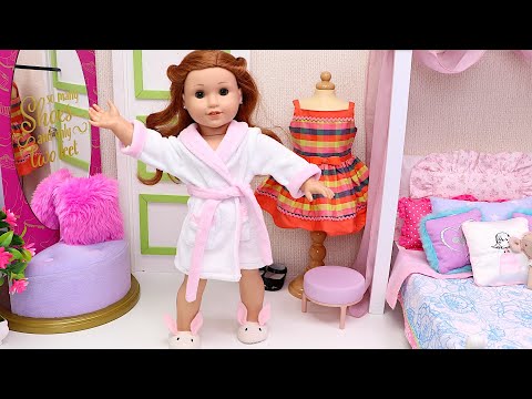 Doll evening schedule at home! Play Dolls stories for children