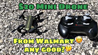 $20 Mini Drone from Walmart - Voyage Aeronautics VA-2080 Mini Drone (Unboxing & First Flight)