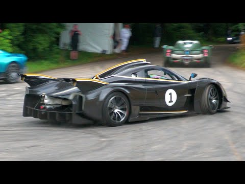 $3.0M Pagani Huayra R - SCREAMING V12 ENGINE SOUNDS!