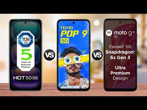 Infinix Hot 50 vs Tecno Pop 9 vs Moto G45