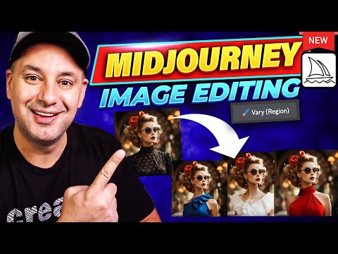 Midjourney Image Editing is Finally here - Vary Region Tutorial