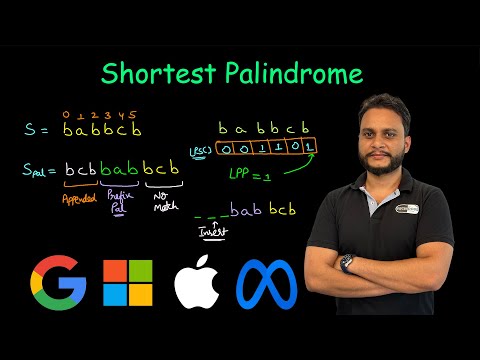 Shortest Palindrome | Leetcode 214