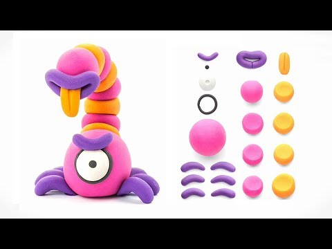 Clay Scorpio 🦂 How to make a Clay Scorpion 🦂 Hey Clay App for Kids