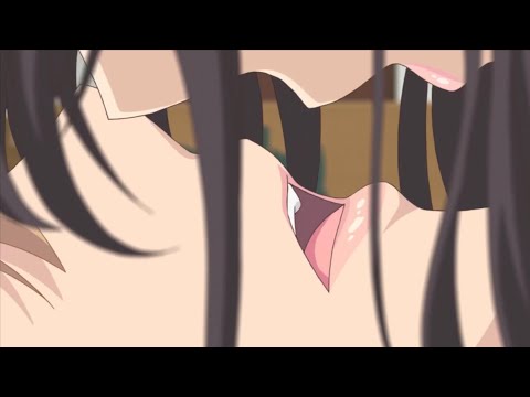 Shot on iphone meme but it's anime Lesbian kiss