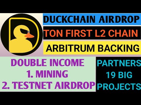 Duck Chain Airdrop Update | Duckchain Testnet Airdrop - One Airdrop Duble Coin -  Duck 🦆 & Star ⭐