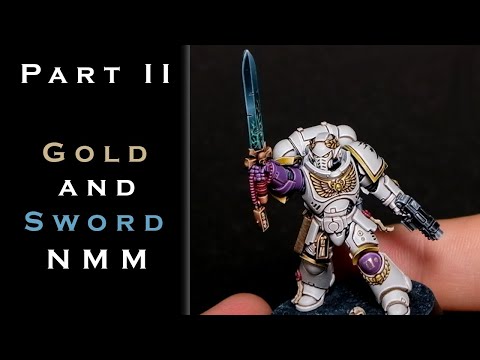 EASY GOLD Non Metallic Metal (and sword) | NMM | 'Eavy Metal Space Marines - Sons Of The Phoenix