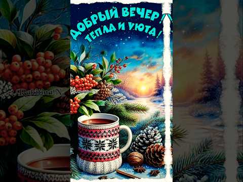 🌺•ДОБРЫЙ ВЕЧЕР • Пусть радость и позитив вас не покидает никогда•#shorts