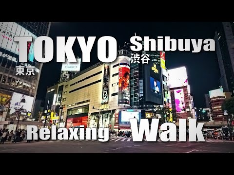 渋谷 / Night walk in Shibuya, Tokyo, Raw Sound (October 30, 2024)