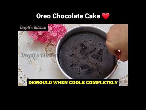 #shorts Eggless Oreo Chocolate Cake | No Oven | 3 Ingredient | #oreochocolatecake #viral #YTshort ❤️