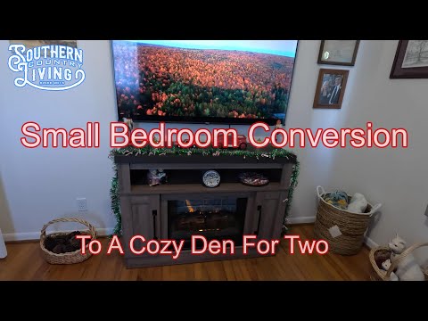 Small Bedroom Conversion To A Cozy Den For Two