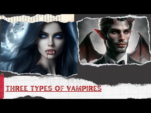 Three Types Of Vampires| Vampire Horror Story| Occult| Interview With A Vampire| Vampires Are Real