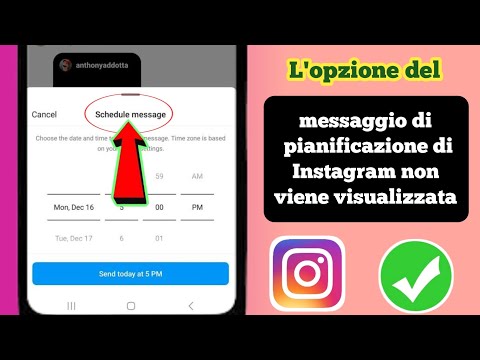 Come risolvere il messaggio di programmazione di Instagram che non funziona (nuovo aggiornamento )