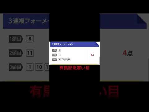 有馬記念の超自信ありの買い目公開！本命はジャスティン！#有馬記念