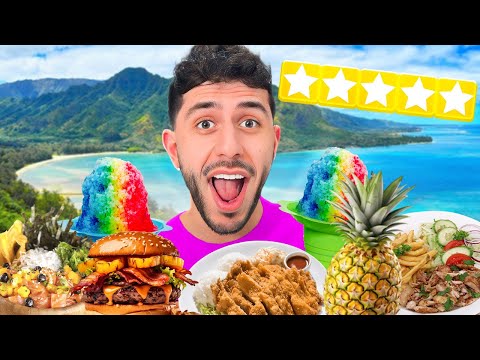 I Went to Hawaii & Ate ONLY 5 Star Meals!