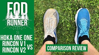 Hoka One One RINCON v1 VS Rincon v2 COMPARISON REVIEW - Worth The UPGRADE? | FOD Runner