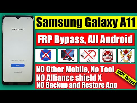 Samsung A11 FRP Bypass All Android Version Without PC | New Method