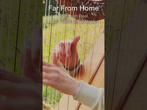 Irish Dance Tune on Celtic Harp "Far from Home" by Nadia Birkenstock