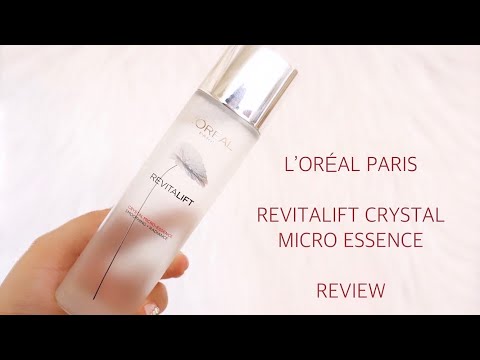 #itscrystalclear #tapforcrystalskin NEW L'OREAL REVITALIFT CRYSTAL MICRO ESSENCE| REVIEW