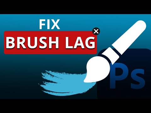 How To QUICKLY Fix Brush Lag In Photoshop