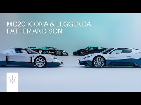 Maserati MC20 Icona & Leggenda. Father and Son.