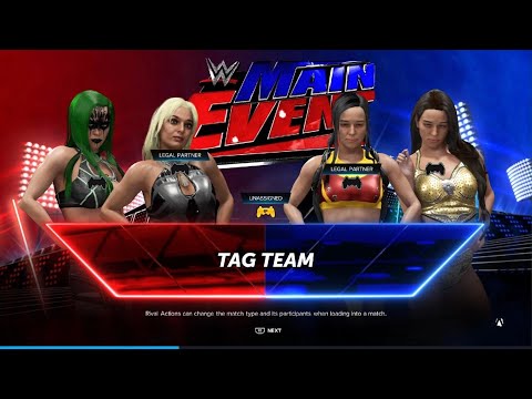 AWA Main event: The bad girls vs Pretty mean Sisters