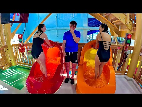 Combo Body Waterslides at Great Wolf Lodge | Perryville, USA