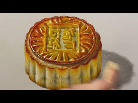 Draw a mooncake and eat it