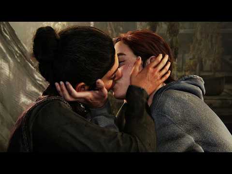 Seattle Ellie and Dina Romance Scene - The Last of Us Part 2 Remastered (4K HDR)