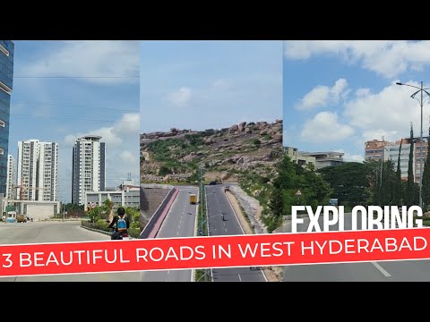 Exploring Top 3 Beautiful Roads in West Hyderabad || Khajaguda || Narsingi || Puppalaguda || Kokapet