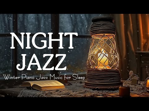 Ethereal Beautiful Winter Night Jazz Music - Relaxing Piano Jazz Vibes for Sleep, Stress Relief...