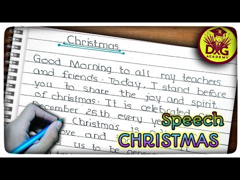 speech on christmas | speech on christmas day | christmas speech |