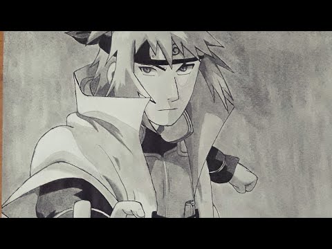 Drawing Minato Namikaze | Naruto| #shorts #anime