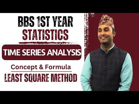 Least Square Method in Nepali || Time Series Analysis || BBS 1st Year Business Statistics - Gurubaa