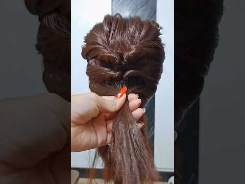 Easy hairstyle for short hair #hairstyletutorial #shortsvideo #ytshorts