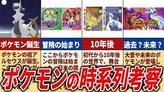 ポケモンの世界の時系列を徹底考察【歴代ポケモン】