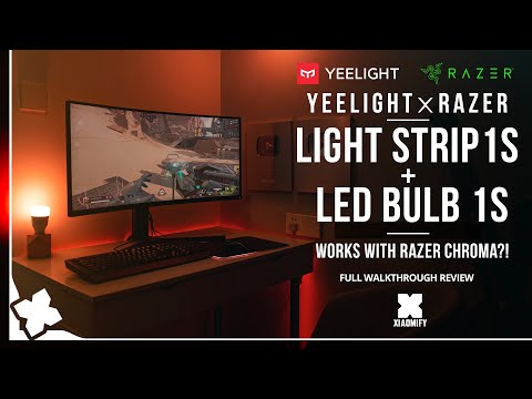 Yeelight LED strip 1s + LED bulb 1s - x Razer Chroma?! Full walkthrough Review [Xiaomify]