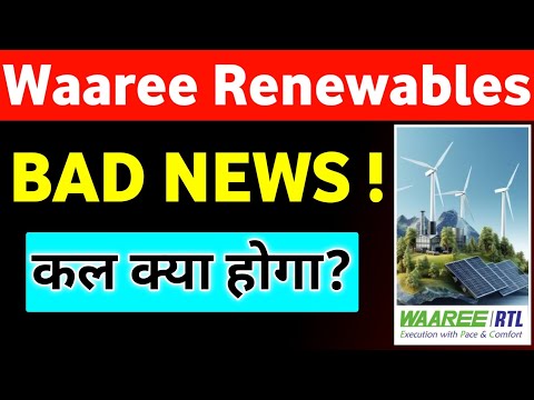 Waaree Renewables Share Latest News 📉 Waaree Renewables Share Bad News