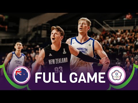 New Zealand v Chinese Taipei | Full Basketball Game | FIBA Asia Cup Qualifiers 2025