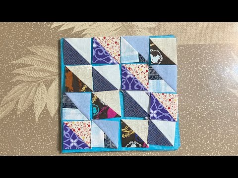 Werquilters Build a Block Mosaic Tile #shorts