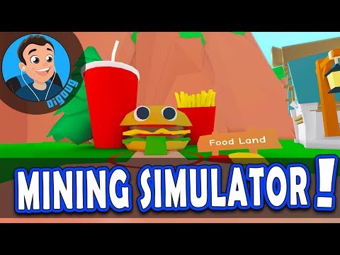 There's ANOTHER huge update in Roblox Mining Simulator with Food Land - and I have a mystery pet!