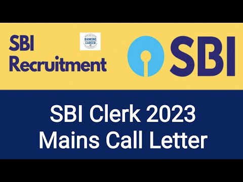 🔥🔥Release Date of SBI Clerk 2023 Mains Call Letter🔥🔥