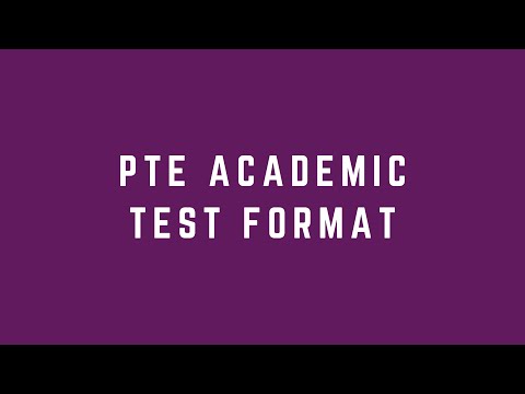 PTE Academic Test Format (2023)