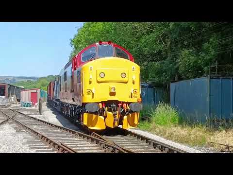 KWVR, DIESEL GALA 2024 ,DAY 1 1ST  VIDEO, Class 37 EWS , Stay With Us World Travel And Art.