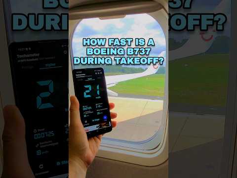 ⁉️ HOW FAST IS A B737 DURING TAKEOFF? #avgeek #crazy #trending