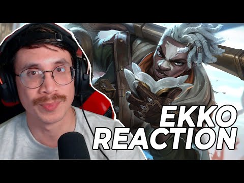 Arcane fan reacts to EKKO in League of Legends (Voicelines, Skins, & Story) | League of Legends